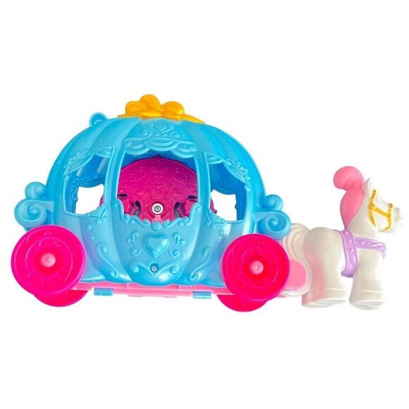 Little People Disney Princess Cinderella's Dancing Carriage playset 12” - Picture 1 of 15